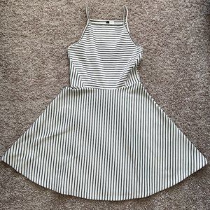 Black & White Striped Dress